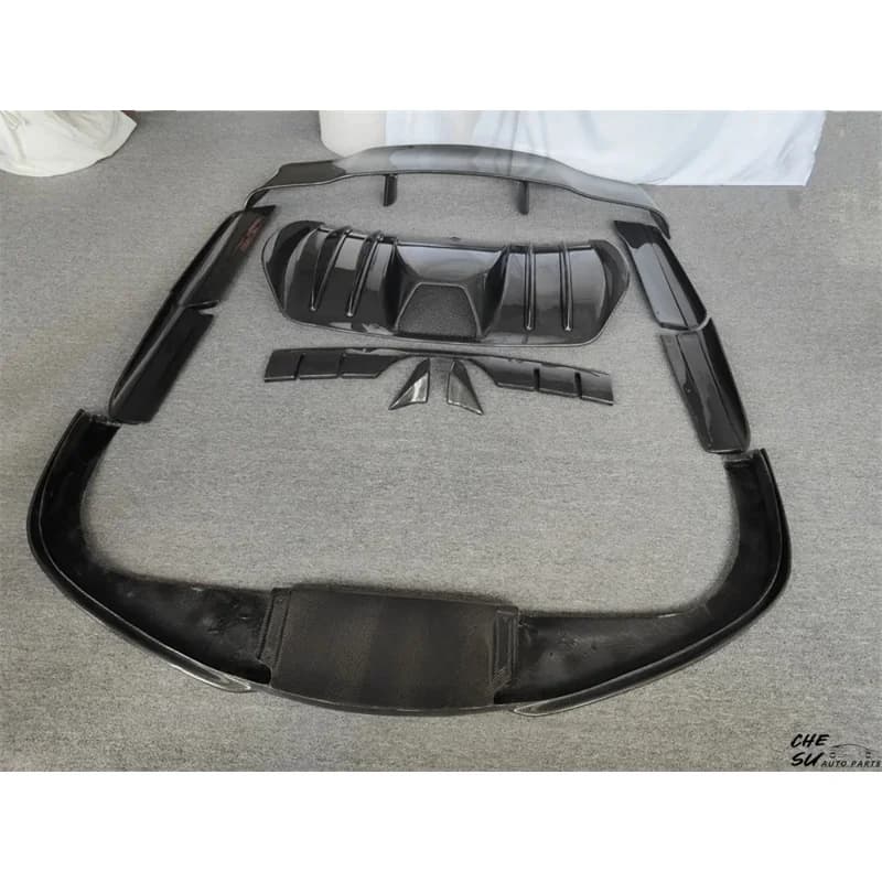 Pro Grade Carbon Body Kit Front Lip Rear Diffuser Side Skirt Spoiler for Sports Coupe Off-Road Lightweight