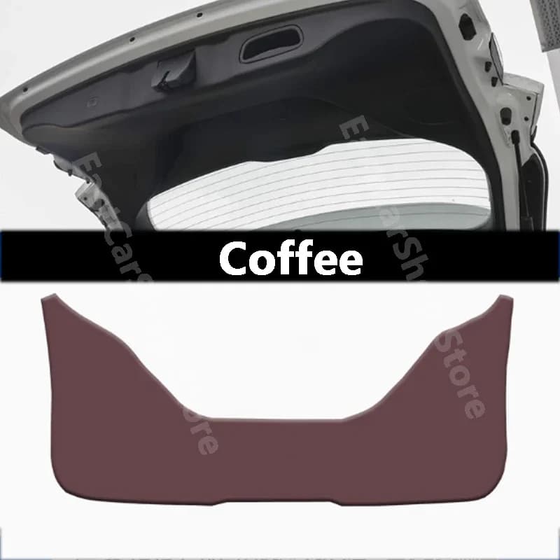 For Jeep Compass 2017-2021 Car Rear Trunk Tailgate Protection Pad Trunk PU Leather Anti-dirty Pad Accessories Cover