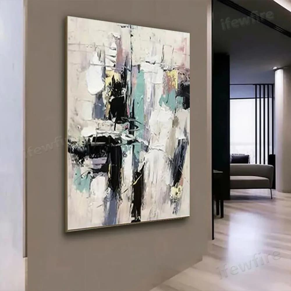 Modern Abstract Gold Brown Large Oil Wall Art Hand Painted Oil Painting On Canvas Acrylic pictures Decor Living Room Home Decor