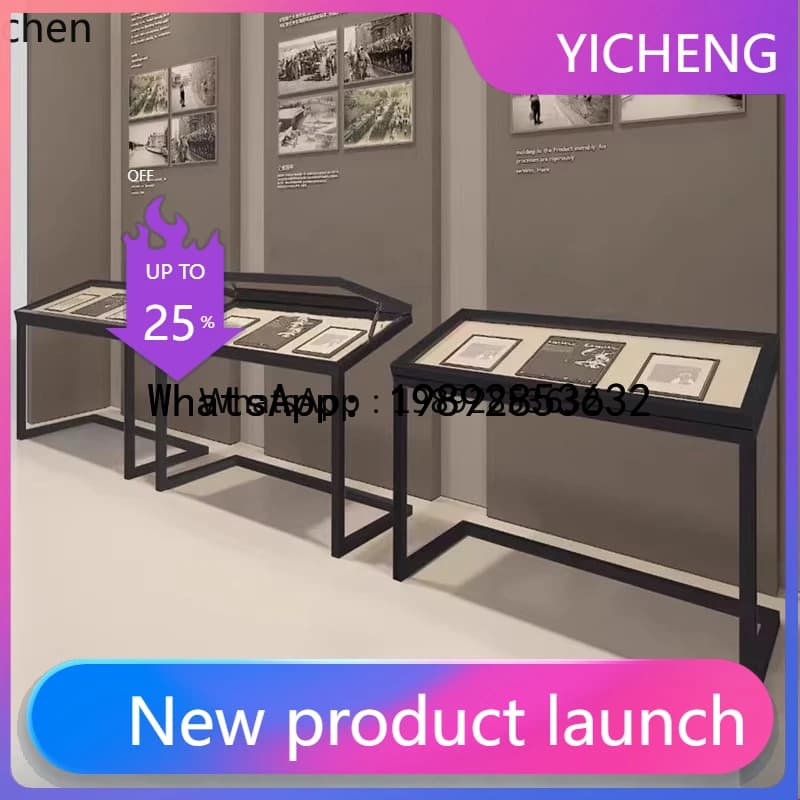 X8 Information Display Cabinet Museum Literature Medal Bill Dust Display Cabinet Book Counter