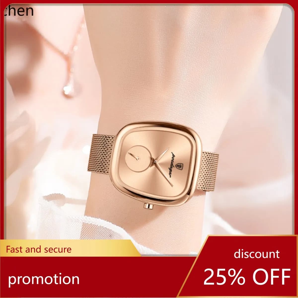 ZML's new niche women's watch is waterproof and trendy