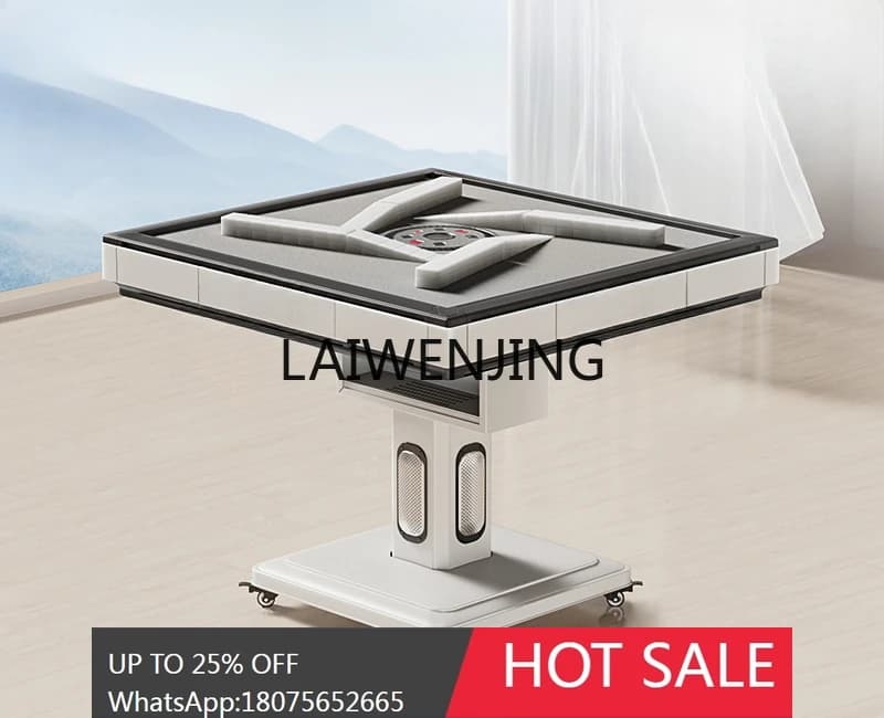 HLZ brand ultra-thin oblique roller coaster mahjong machine folding new mahjong table