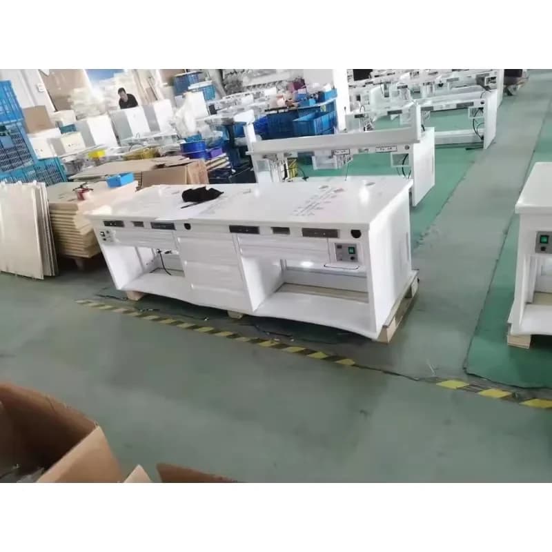 High Quality 1.0M-1.8M Technician Workstations Clinical Benches Customized den tal Lab Furniture Dentist Working Tables