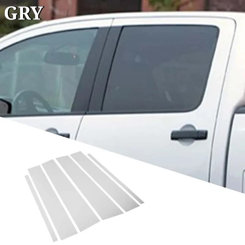Car Window Door Column B C Pillar Post Cover Trim For Nissan Titan 2004-2015 PC Black Exterior Car Accessories