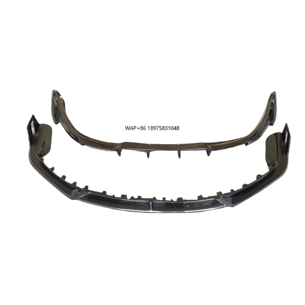Genuine Carbon Fiber X-Style Front Lip and Rear Diffuser Body Kit for 911 992 Upgrade  As Genuine Parts