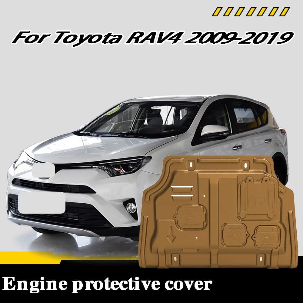 Car underbody protection plate suitable For Toyota RAV4 2009-2019 2.4L 2.5L engine underguard underbody protection plate