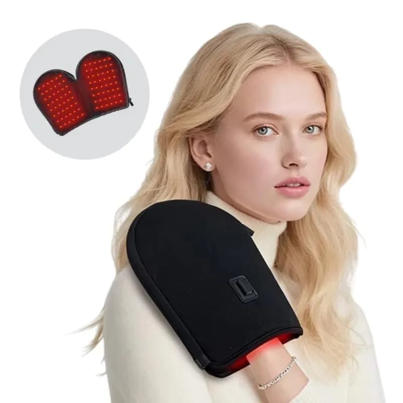 Smart 850nm 660nm Near In-frared LED Red Light Therapy Device Hand Palm Finger Wrist Pain Relief Red Light Therapy Gloves