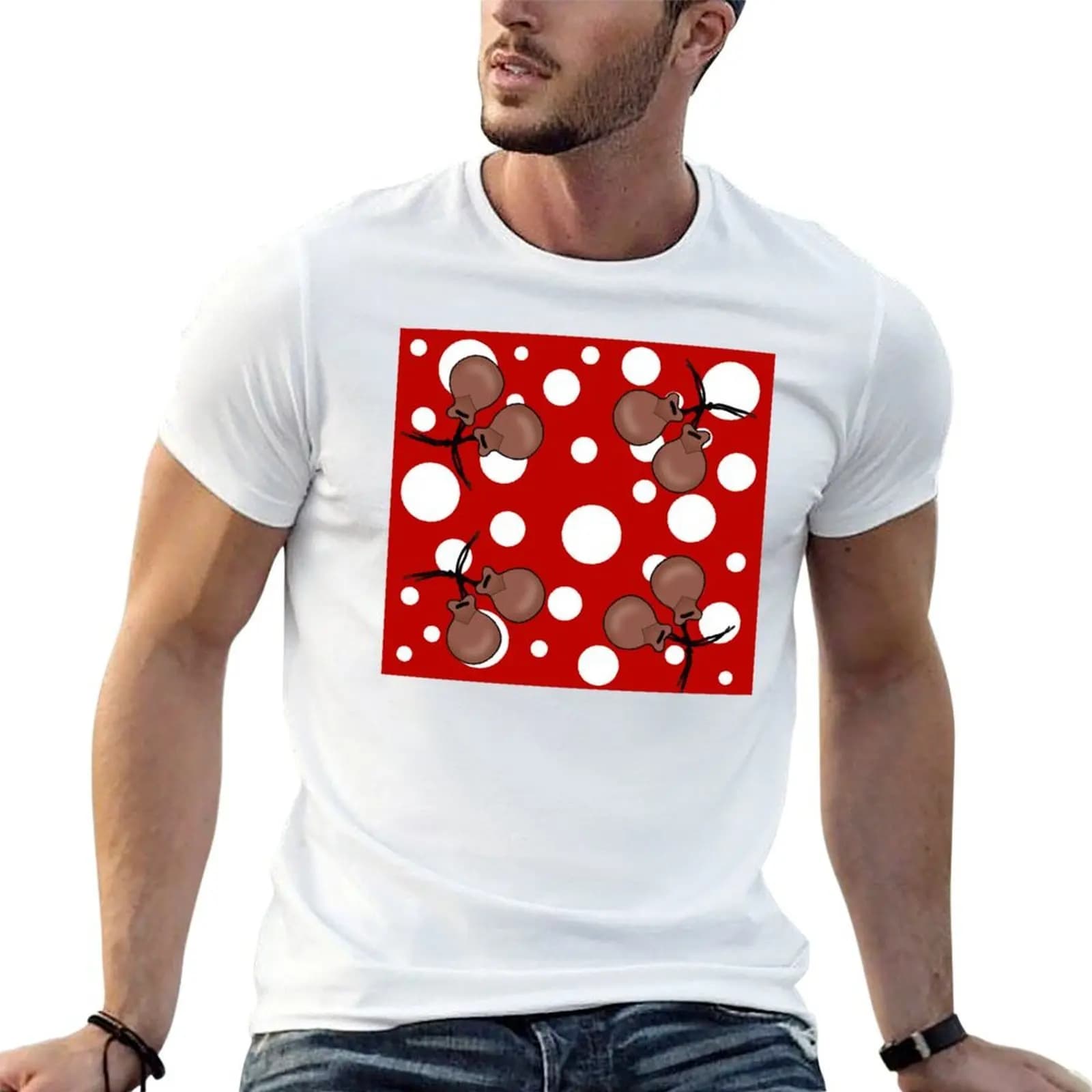 Castanets T-Shirt quick drying Louboutins Men's cotton t-shirt