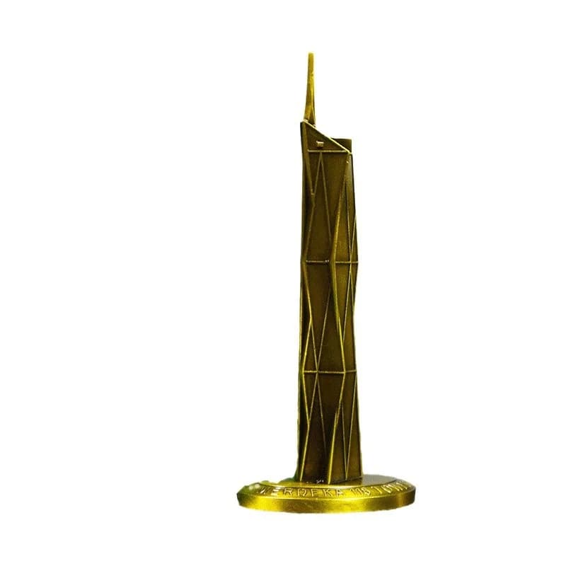Merdeka 118 Kuala Lumpur Desktop Ornaments Crafts Malaysia Landmark Travel Souvenirs Figurines Home Decoration House Model Gift