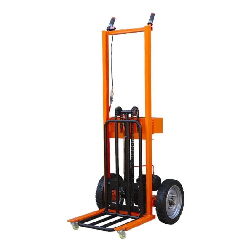 lifting small forklift, tiger car, electric walking loading and unloading truck, portable warehousing, logistics and handling