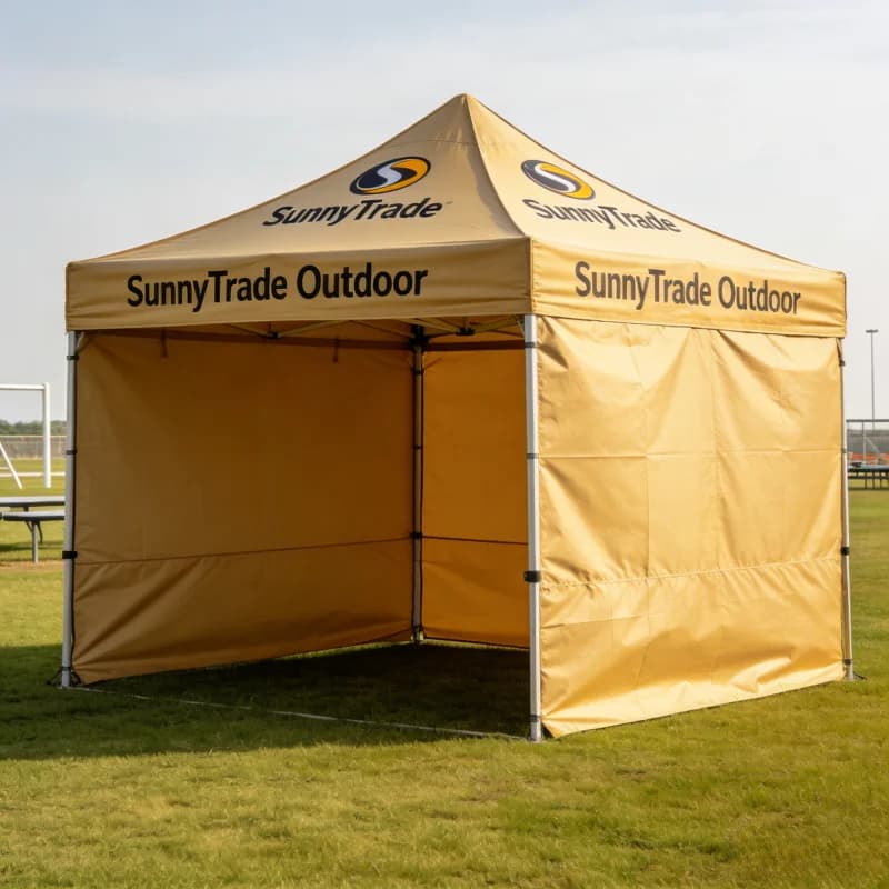 Custom logo Printing Branded 10*10ft Gazebo Awning Pop up Tent Trade Show Booth Aluminum Frame Canopy Tent for Business Event