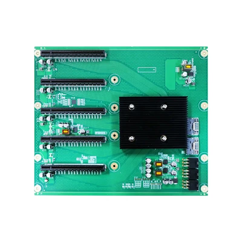 PCIE to 8654 adapter card 1 to 5 PCIE 4.0 X16 graphics card server GPU board