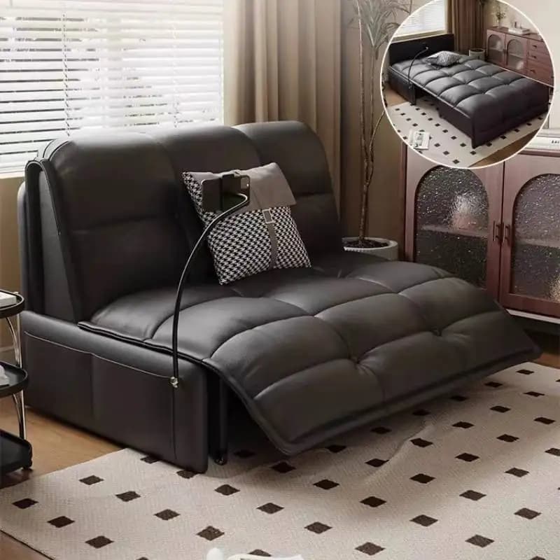 Cheap Nordic Small Living Room Sofas Black Modern Power Lazy Living Room Sofas Modular Tiny Home Divani Per Soggiorno Furniture