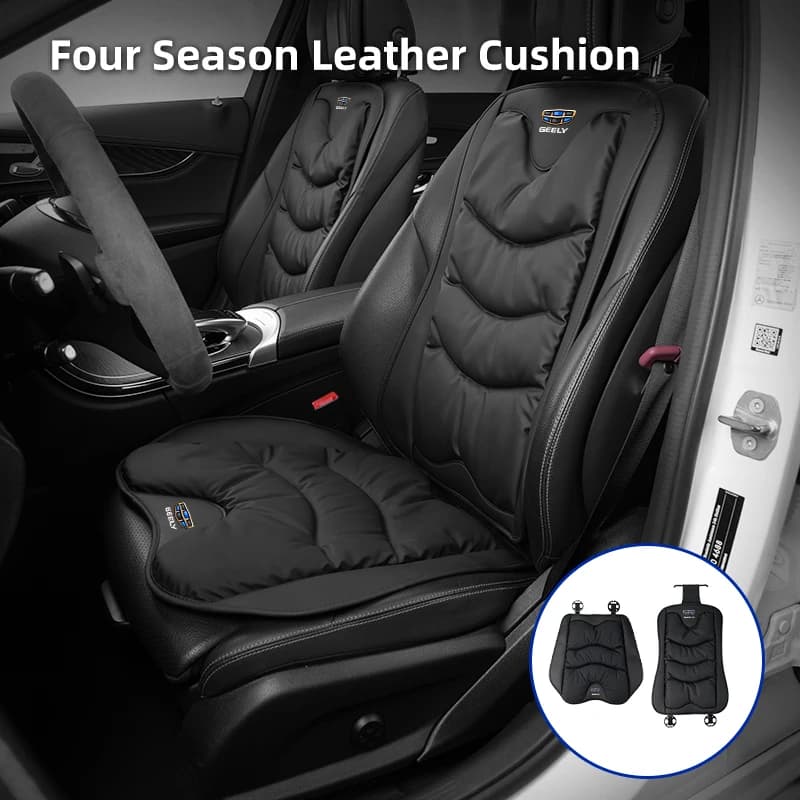 Car Front Rear Seat Cover Leather Cushion Backrest Protective Mat Accessories For Geely Emgrand X7 EC7 EX5 EX2 Coolray Monjaro