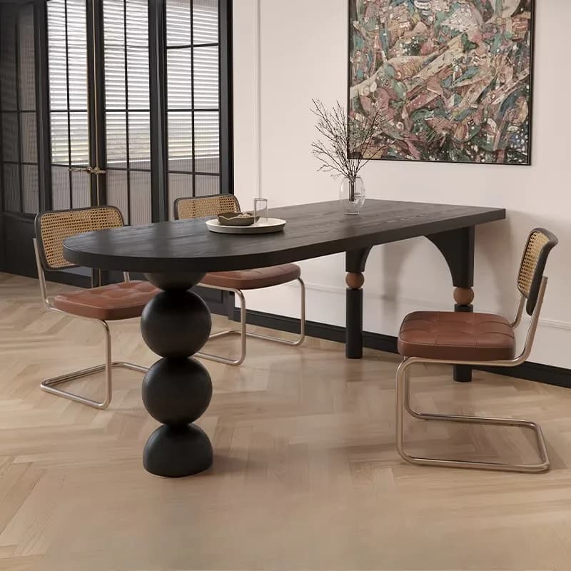 Design Nordic Chairs Tables Wooden Modern Italian Luxury Restaurant Dining Tables Island Center Mesa Comedor Home Furniture