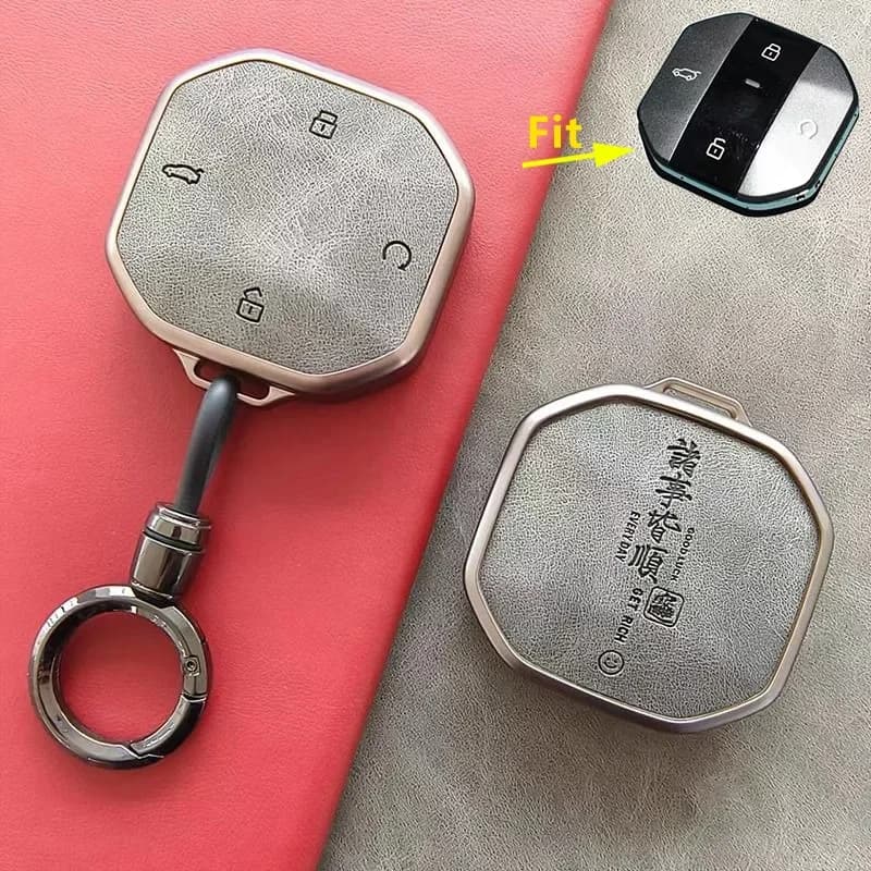 Car Key Case for Jetour Freedom T2 Shanhai T1 Traveller Freer 2025+ Car-Styling Remote Cover Shell Keychain Fob Bag Accessories
