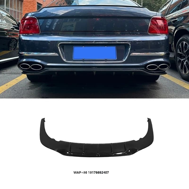 Rear Spoiler Auto Parts Body Kits Automotive Accessories Rear Lip Rear Diffuser for Flying Spur W12 ED1