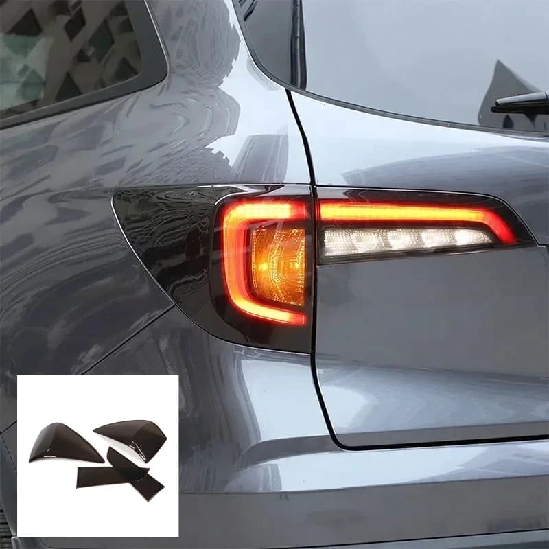 For Honda Pilot 2015-2022 ABS Blackened Car Rear Taillight Turn Signal Lamp Decoration Cover Protective sticker Car Accessories