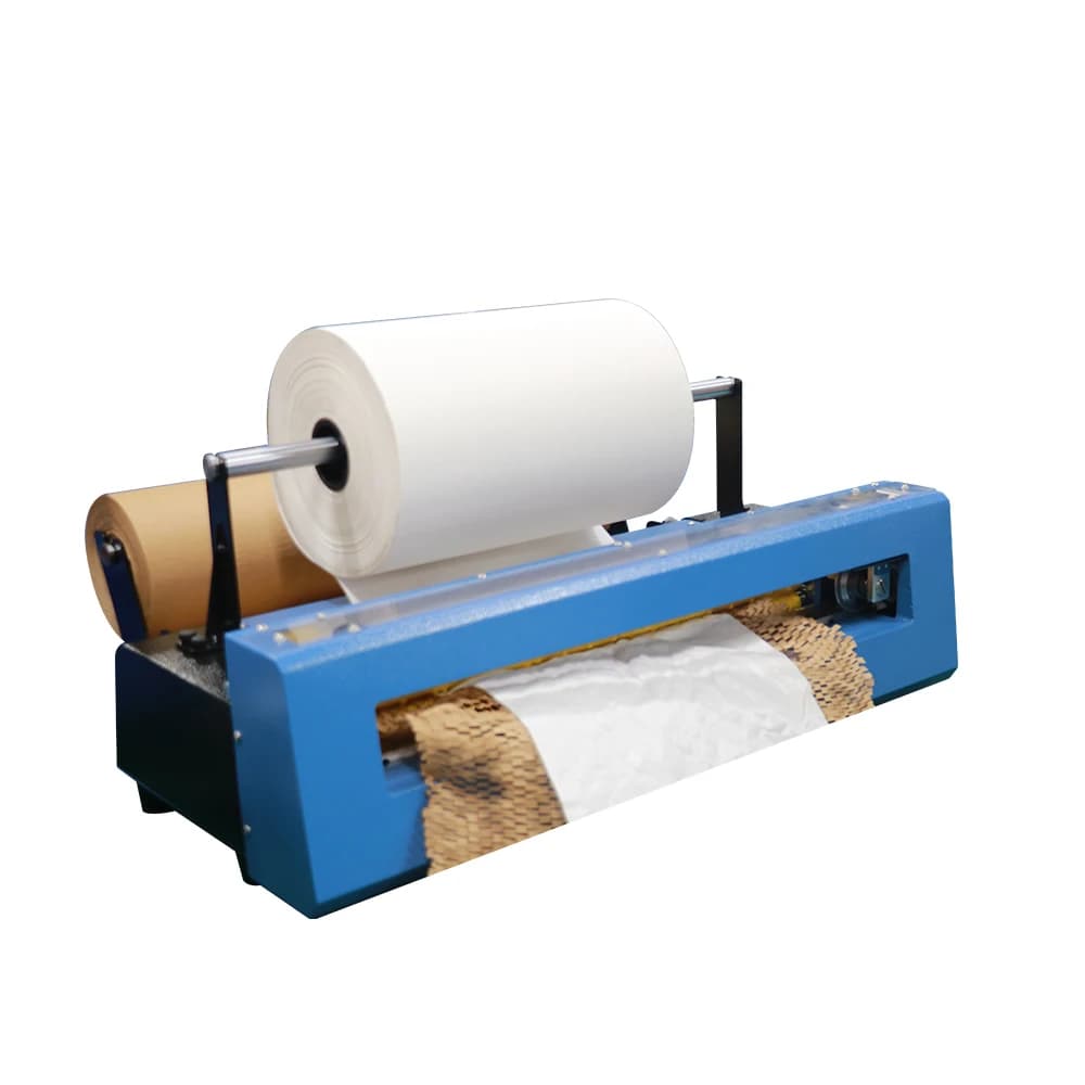 Automatic Expands Dispenser Honeycomb Paper Wrapping Packing Machine for Glass Jars