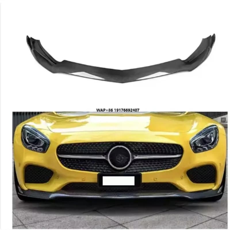 OEM Carbon Fiber Bodykit Automotive Part Front Bumper Lip Diffuser Spoiler Splitter for  GT GTS C190 Ver2