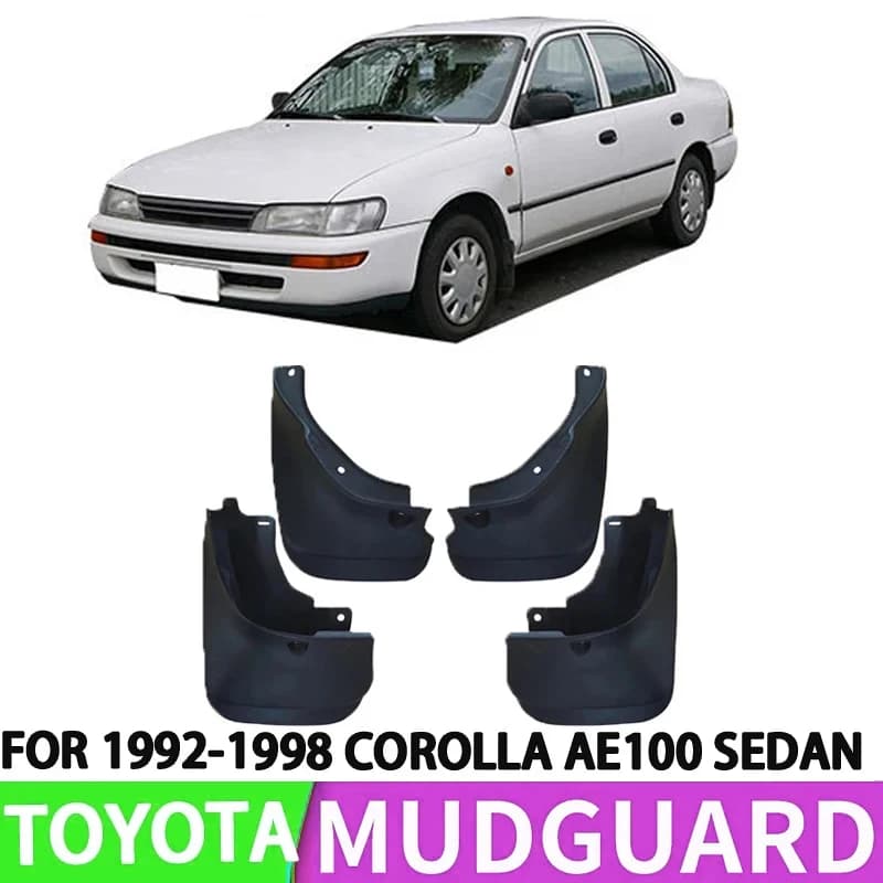 For 1992-1998 Toyota Corolla AE100 Sedan Front and Rear Wheel Special Fender Splash Retort