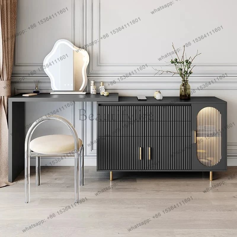 Modern Dresser Bedroom Simple Modern Corner Integrated Dressing Table Small Household Light Luxury Dressing Table