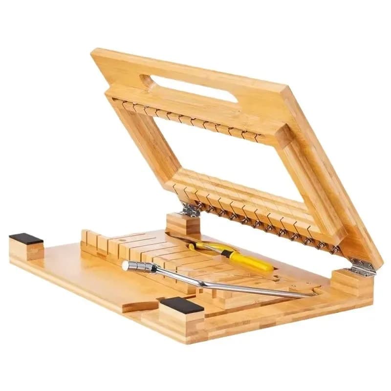 Solid wood bamboo household soap knife manual soap knife DIY tool new household soap knife table butter cutting board