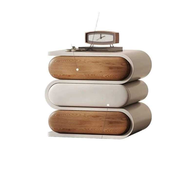 Bedside Table Bedroom Home Simple Oak