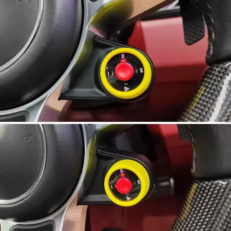 NEW Sport Chrono Steering Wheel Button For Porsche Cayenne/Panamera Macan/911 718/Taycan 2017-2025 SC Mode Switch Kit Plug Play