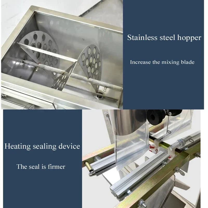 Fully automatic chili oil sauce quantitative filling machine, honey hot pot seasoning packaging and sealing machine
