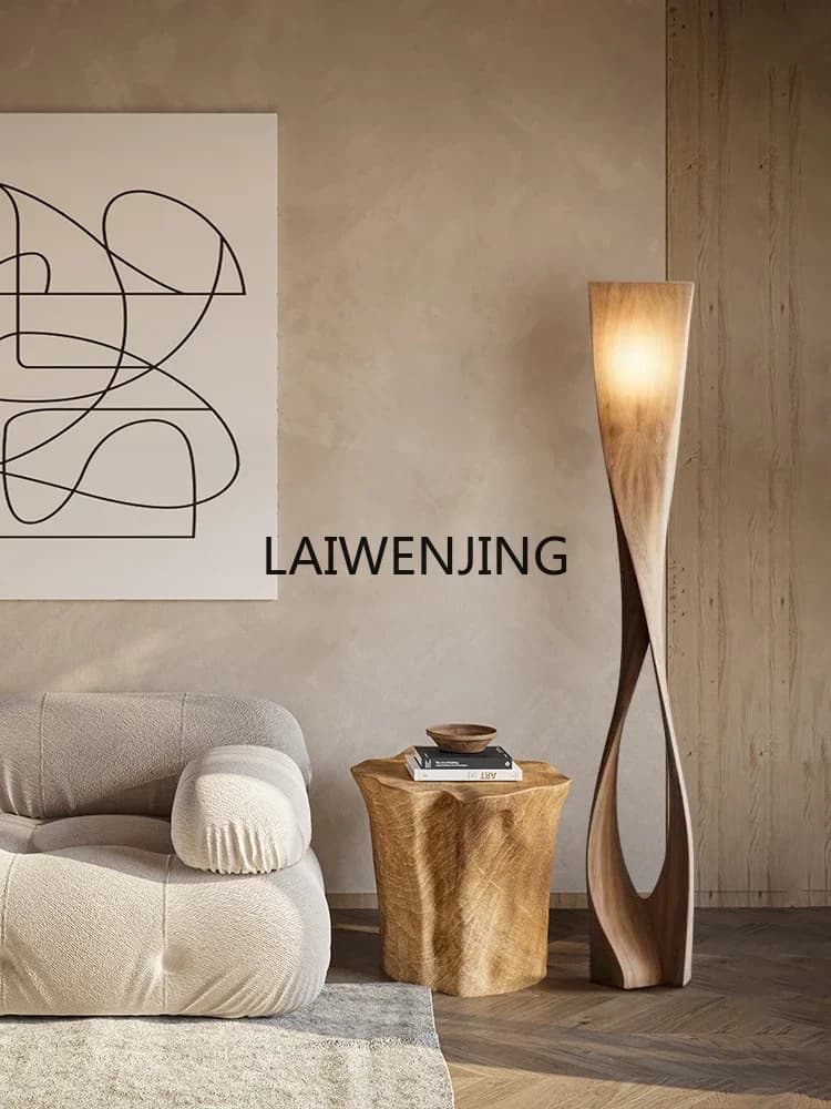 SF1 solid wood production modeling floor lamp with floor lamp sofa corner decoration vertical