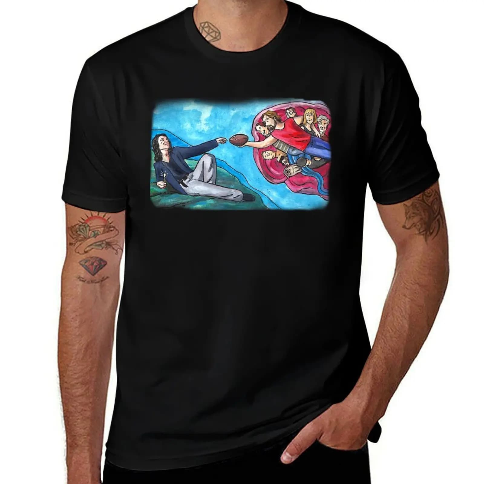 The Creation of Tommy - The Room T-Shirt heavyweights oversizeds for a boy T-shirt men