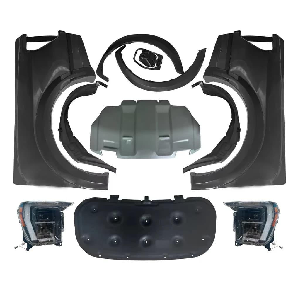 New Arrival  Auto Body Kit 2012-2021 Ranger Accessories T6 T7 T8 Car Bumpers for Ranger Upgrade F150 Raptor Bodykit