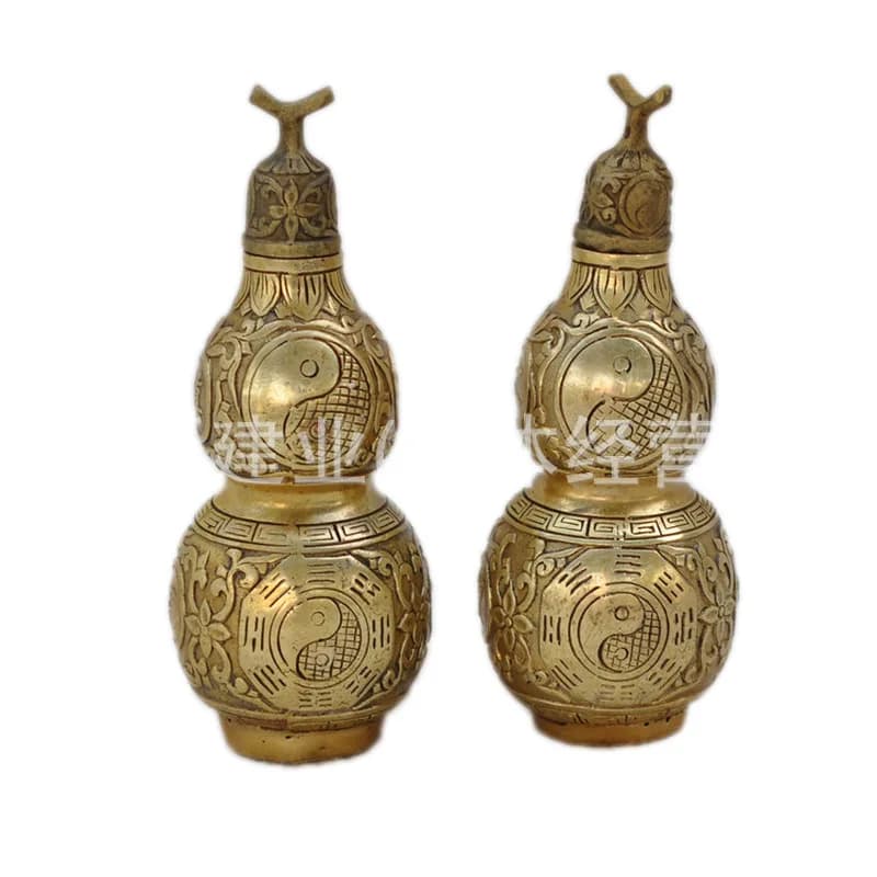 Pure metal crafts business gift copper gourd ornament