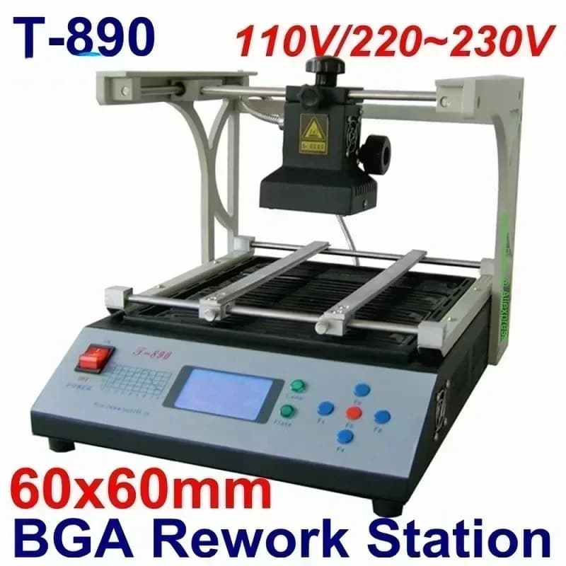 T-890  Rework Station Double Digital Soldering Welder T890 SMT SMD Reflow Station 110V/220V New