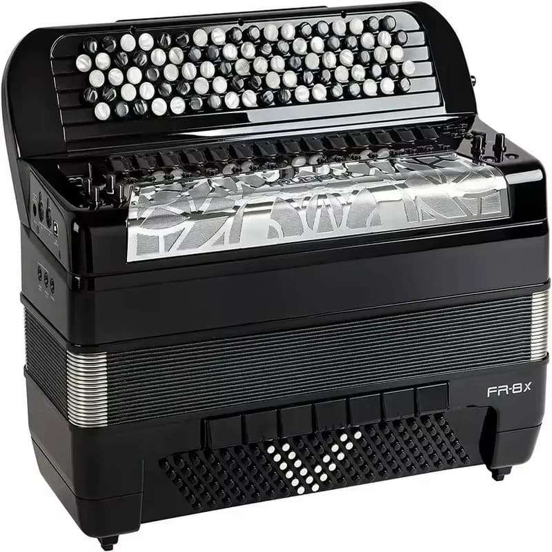 Melhor qualidade Rolands FR-1X V-Acordeão 26-Key 72-Bass Preto Piano Digital Acordeão