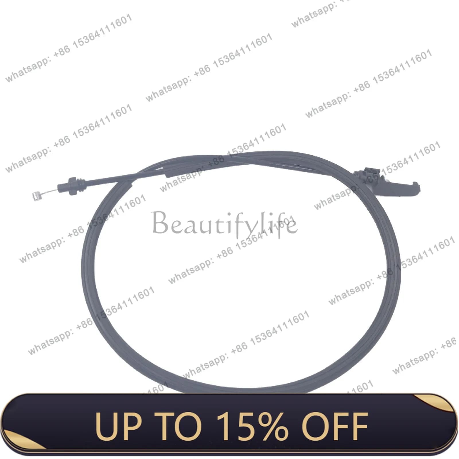YJ Hood Release Cable 95851153100 95851153101 Fit Porsche Cayenne 2011-2017 Bonnet Control Cable