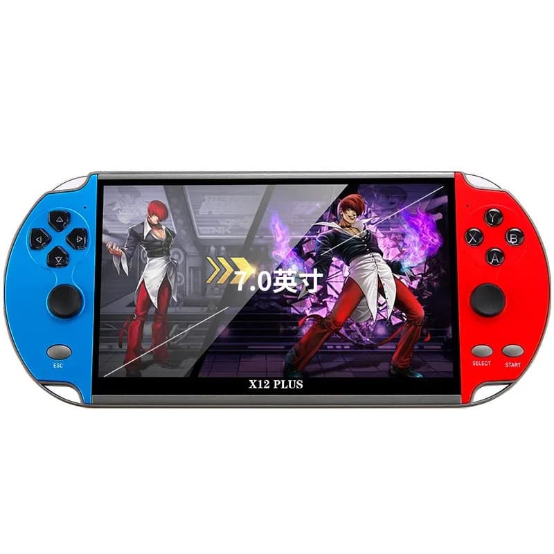 X12 PLUS handheld game console 7 inch large screen NES arcade 8 large emulator PSP retro handheld
