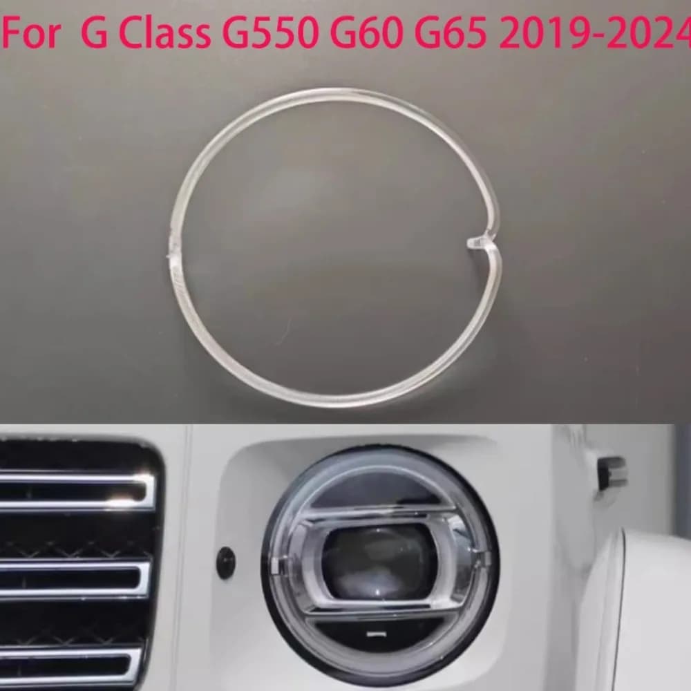 Para Mercedes Benz Clase G SUV G550 G60 W463 G500 2019-2024 coche luz DRL placa guía tubo guía faro luz de circulación diurna