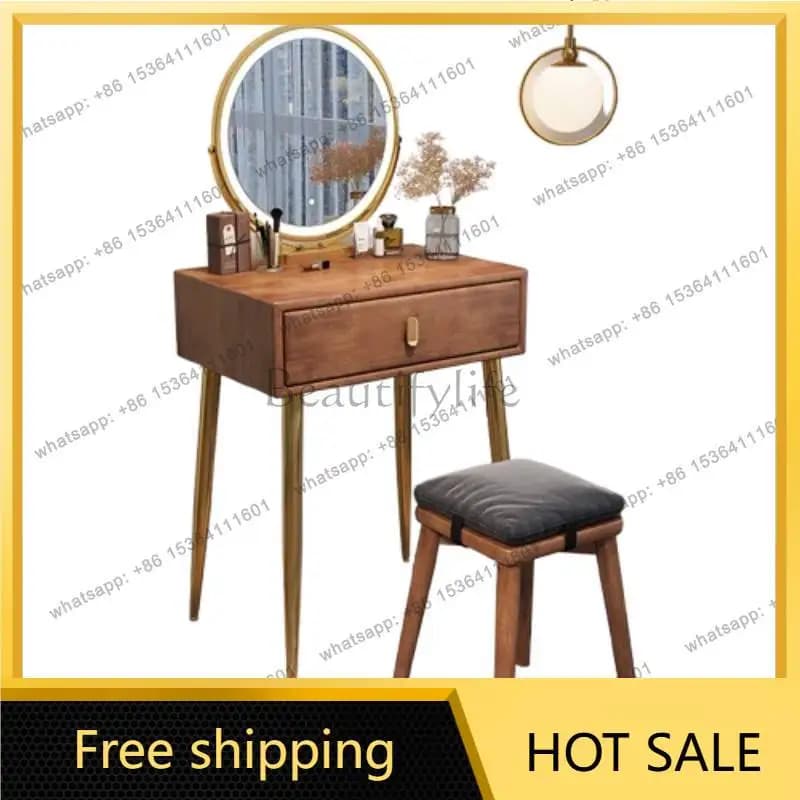 Best Sellers Aesthetic Modern Vanity Table Girls Simple Salon Cabinet Vanity Table Desk Organizer Coiffeuse De Chambre Furniture