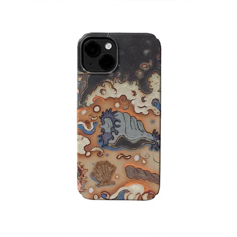 Painted Graffiti Rock Edge Style Phone Case for IPHONE 17Air 16E 15PROMAX 14Plus 13 12 MINI 11 PRO 16Plus XR Acrylic Phone Cover