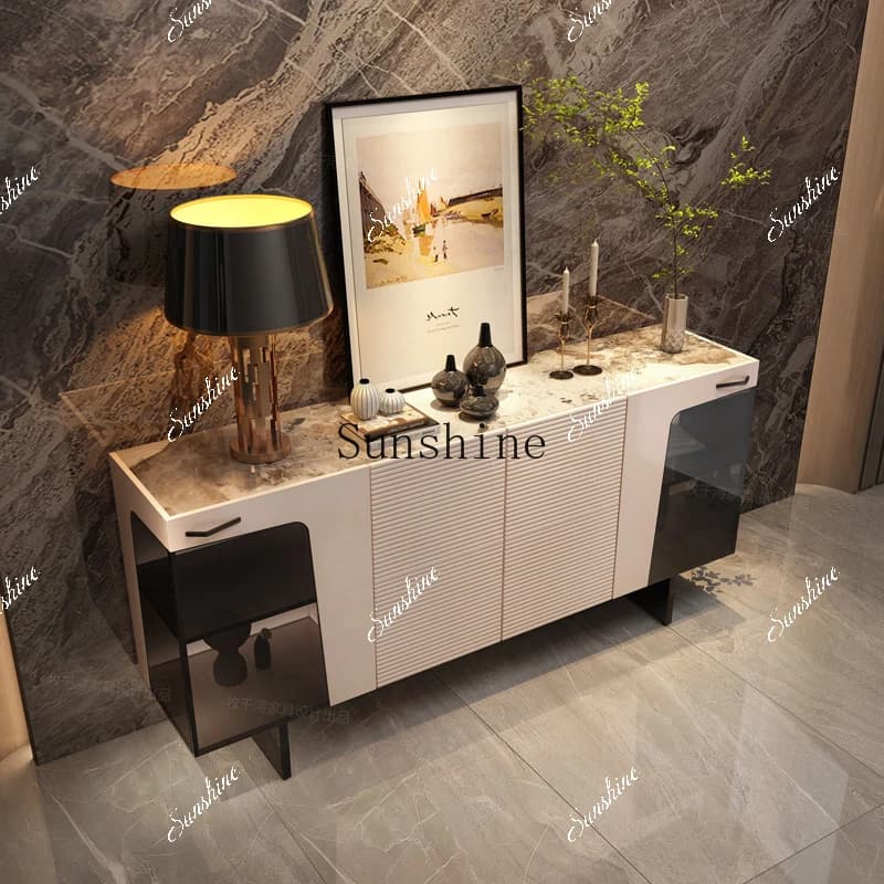 Italian-style entrance is opposite the door, simple villa high-end locker  FT