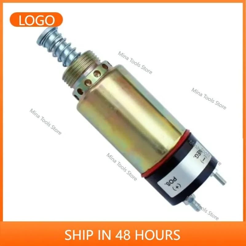 Excavator 24V Engine Stop Solenoid 1554652 155-4652 For Off Solenoid