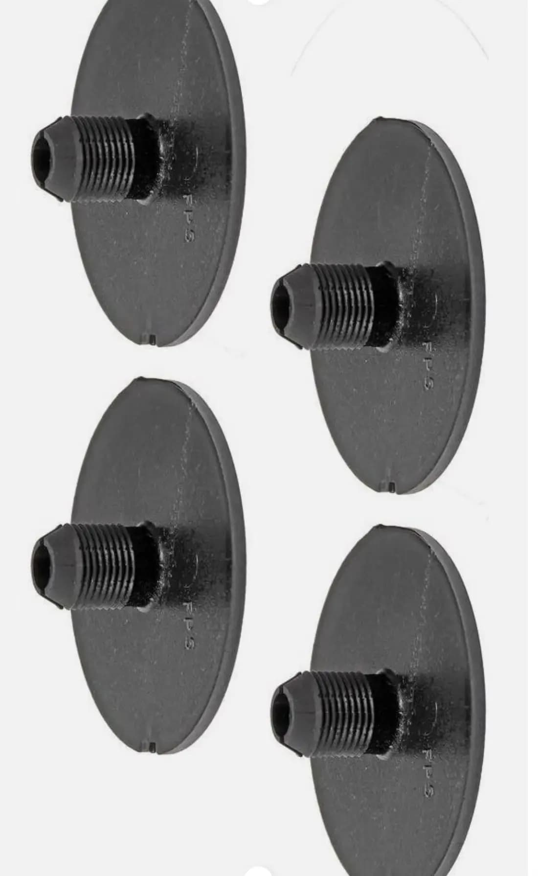 4pc Rear Leaf Spring Plastic Insert Pad Spacer Insulator Round for 98-11 Chevy GMC Trucks(Replaces GM 20870046) Auto Part