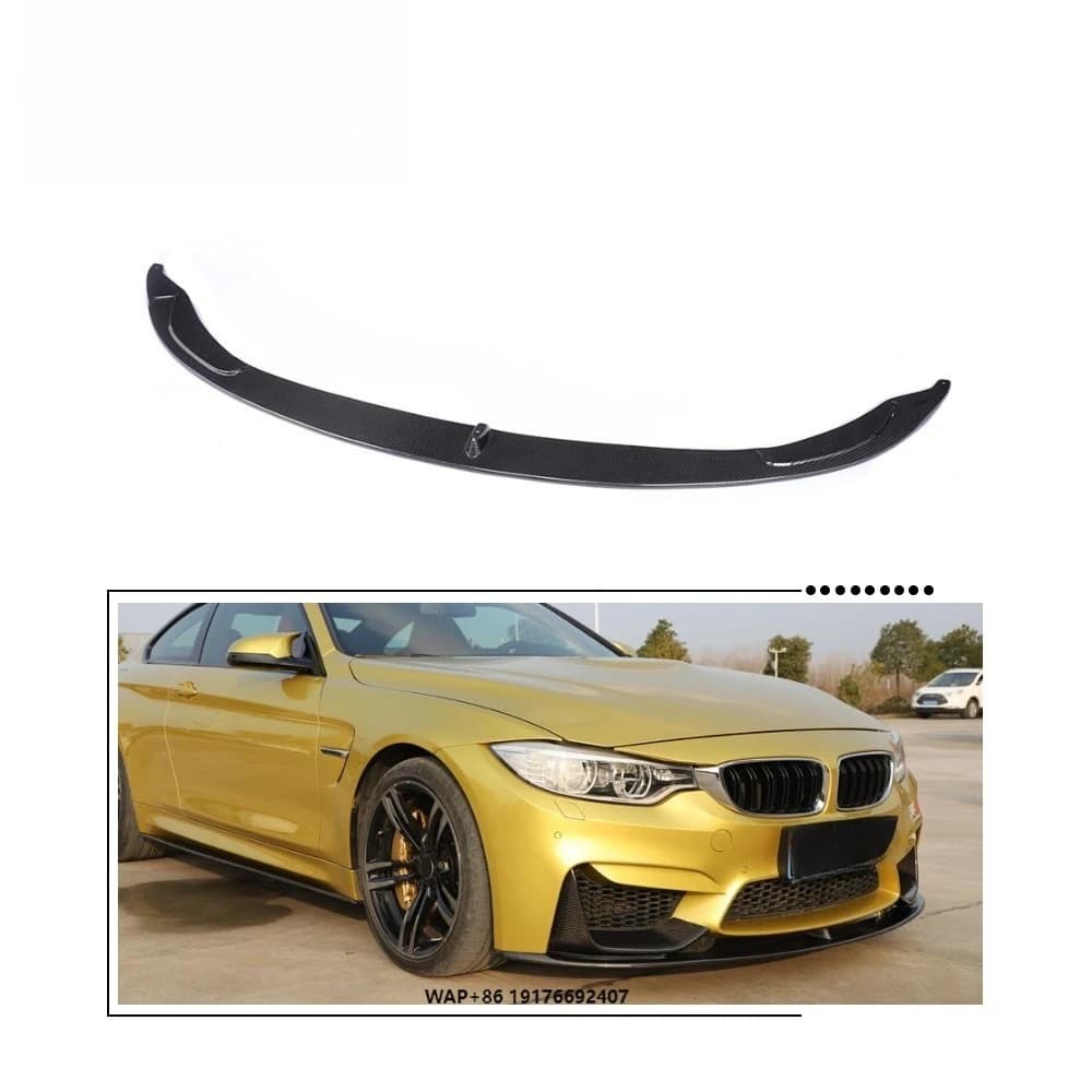 Dry Carbon Fiber Front Lip forBMW F80 M3 4Dr & F82 M4 2Dr 2015