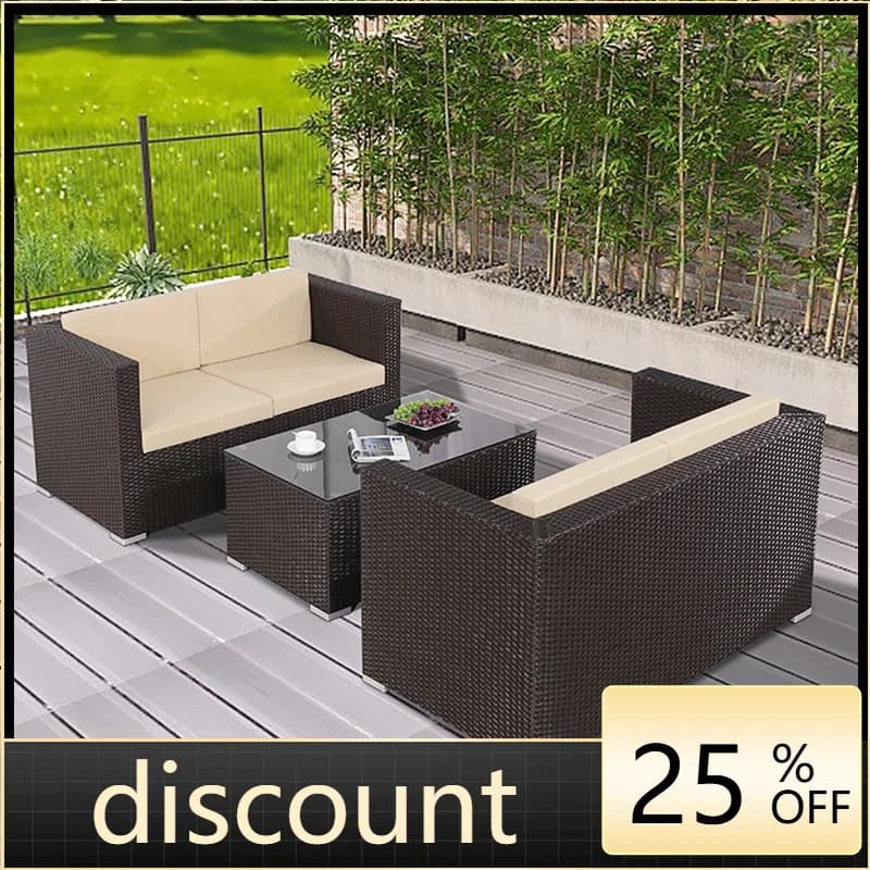 LMM outdoor sofa patio patio balcony garden lounge outdoor wicker chair