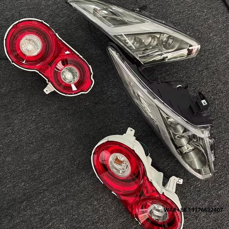 Premium New for Nissan GTR R35 Auto Parts 3-Less LED Rear Bumper Taillights & Headlights 6000k Color Temperature Modified