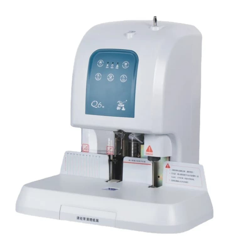 Binding machine automatic punching riveting tube bill efficient commercial binding