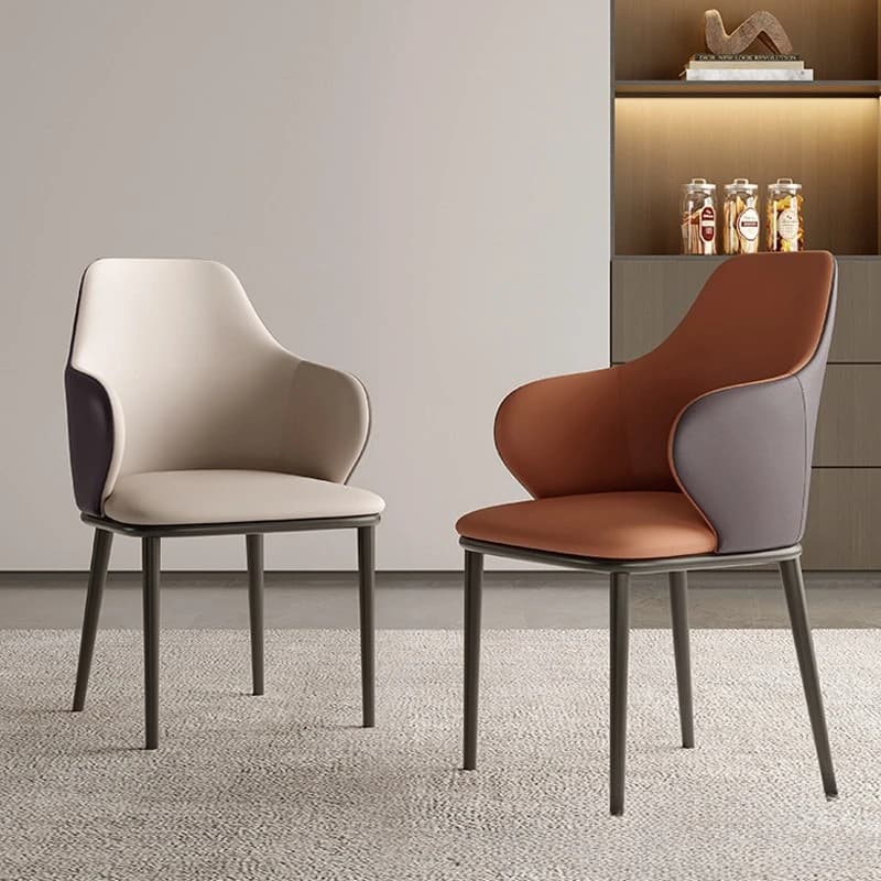 Modern Luxury Dining Chairs with Armrests High-End Designer Minimalist Home Restaurant Chairs Commercial Conference Chair