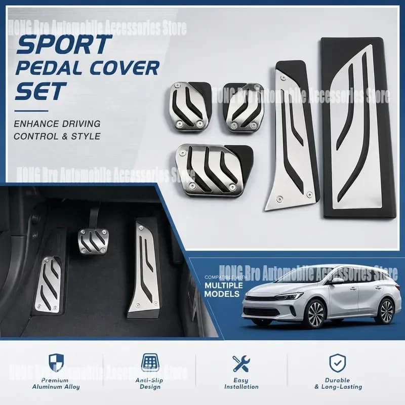 For BMW X3 X4 2019 Rest Area Pedal Original Concept Version Modified Footrest Non Slip Interior Accessories Upgrade